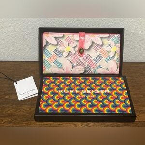 Kurt Geiger Multicolor Floral Wallet